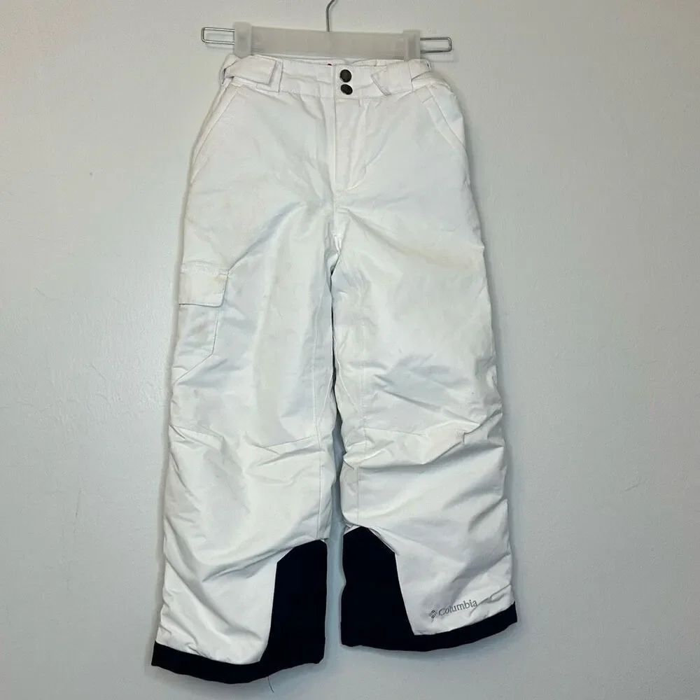 Columbia Sportswear OmniTech Waterproof Outgrown Ski Pants Black White 6-6x XS